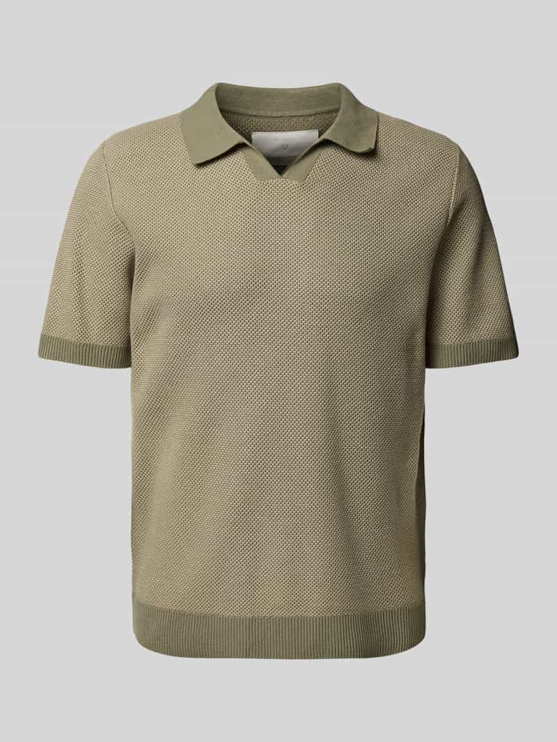 Jack & Jones Premium Regular fit poloshirt met V-hals model 'CEASTON'