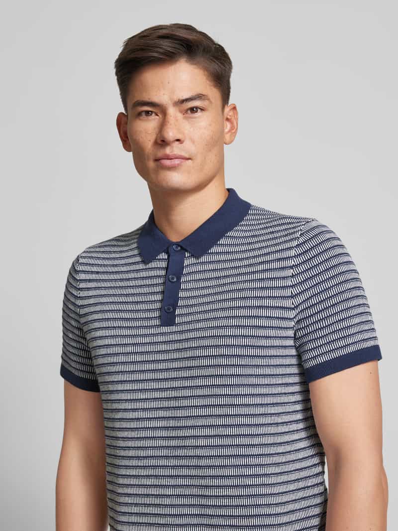 Michael Kors Regular fit poloshirt met structuurmotief model 'TUCK STRIPE'