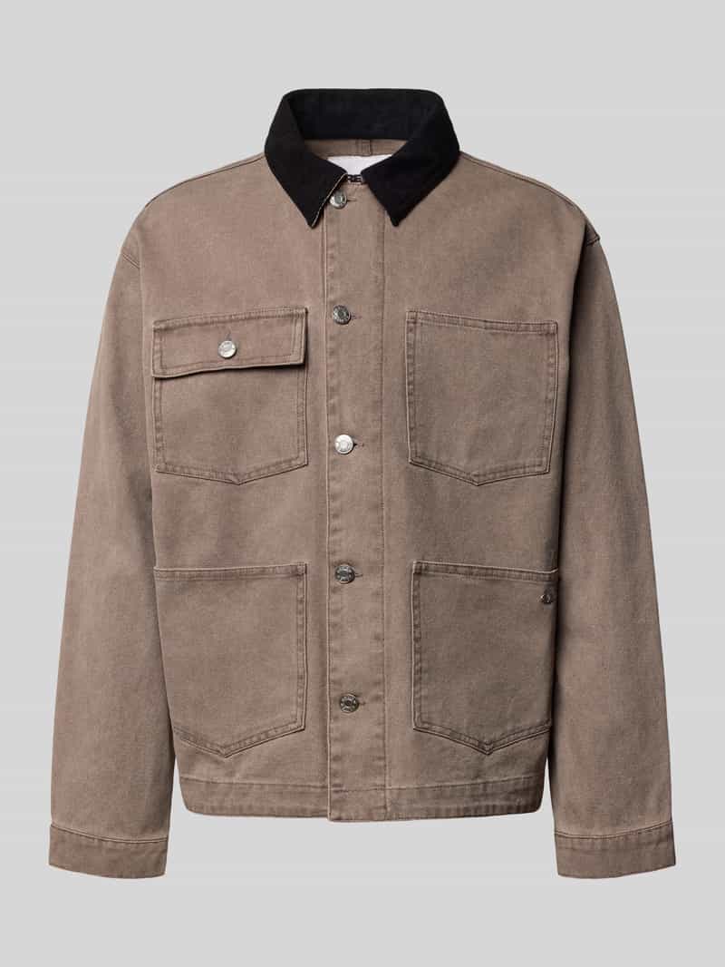 REVIEW Jeansjack met kentkraag