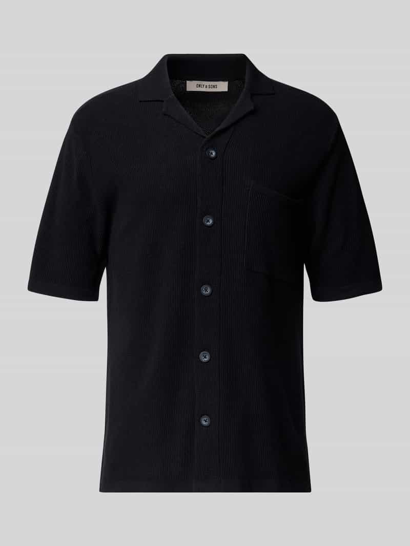 Only & Sons Regular fit vrijetijdsoverhemd met reverskraag model 'TONY'