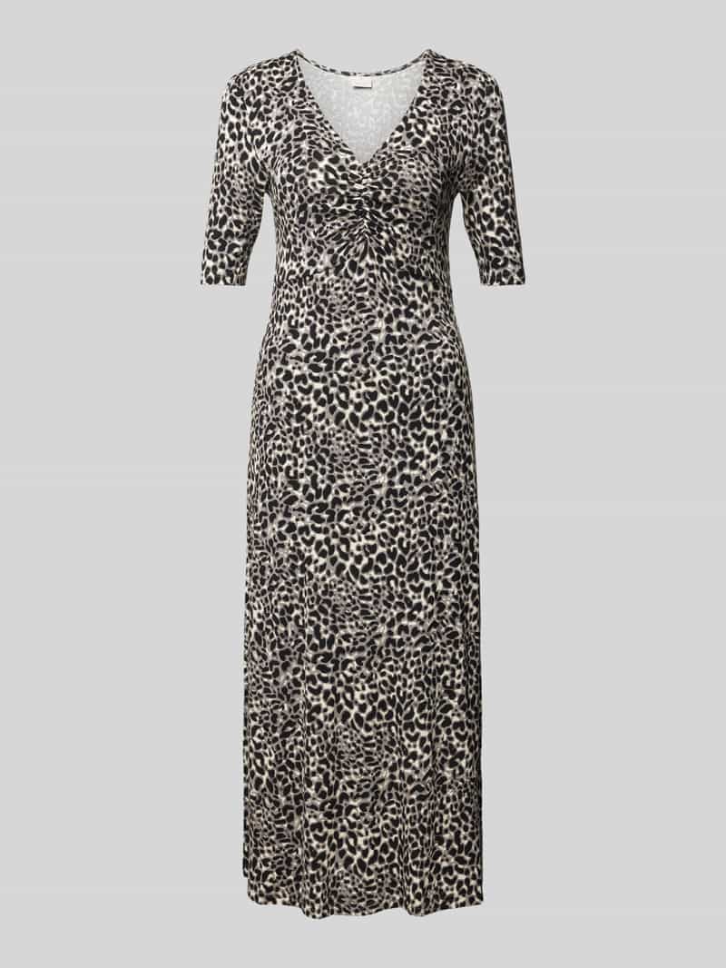Kaffe Midi-jurk met V-hals model 'sivani'