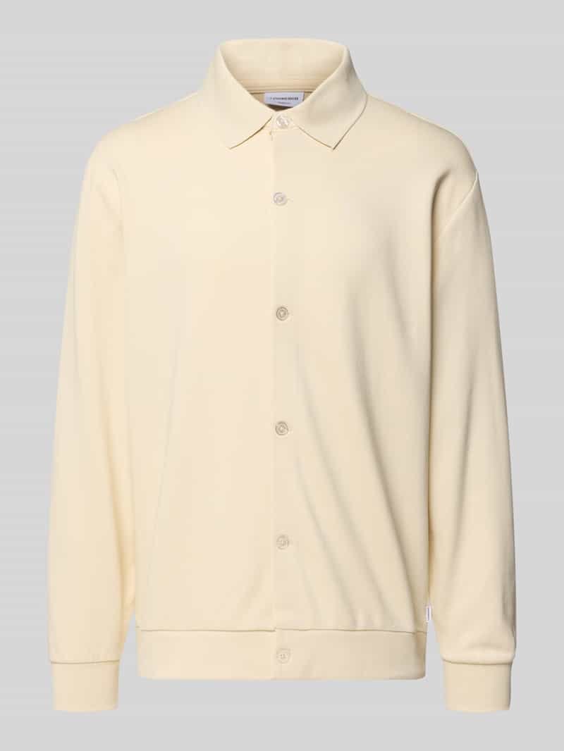 lindbergh Sweatjack met kentkraag