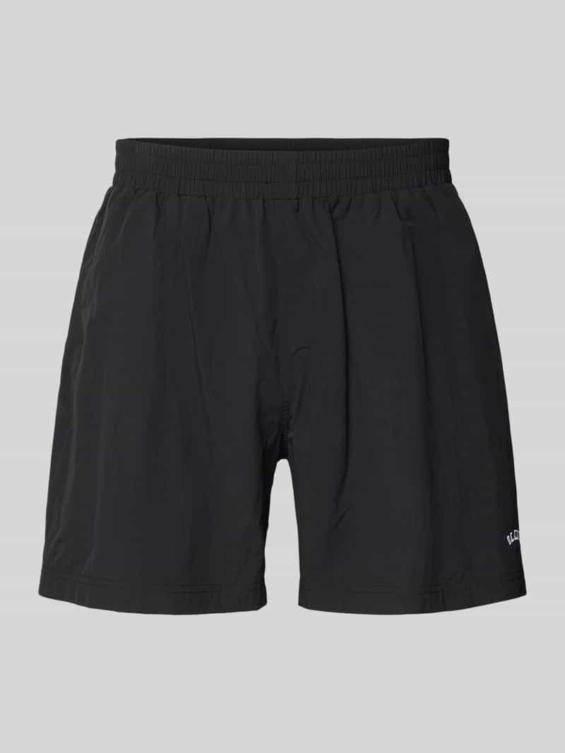 Regular fit korte broek met logostitching