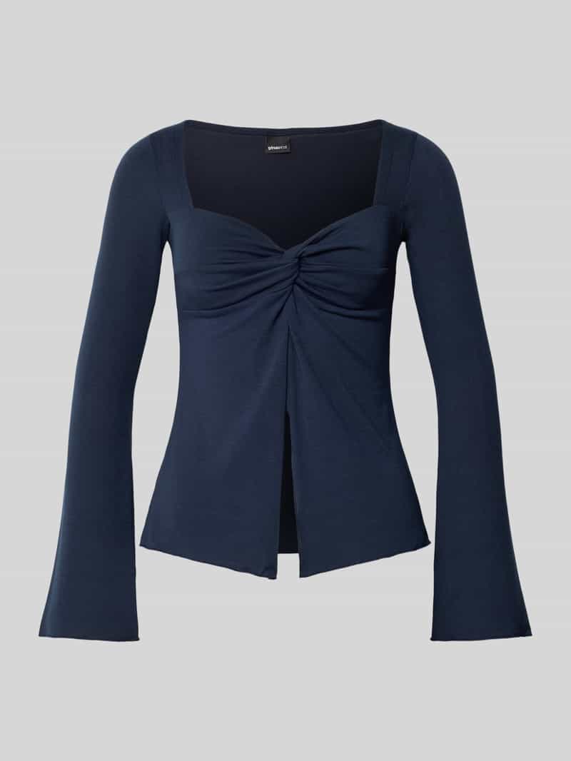 Gina Tricot Shirt met lange mouwen in wikkellook