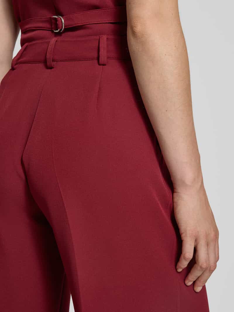 Boss Orange Regular fit broek met wijde pijpen