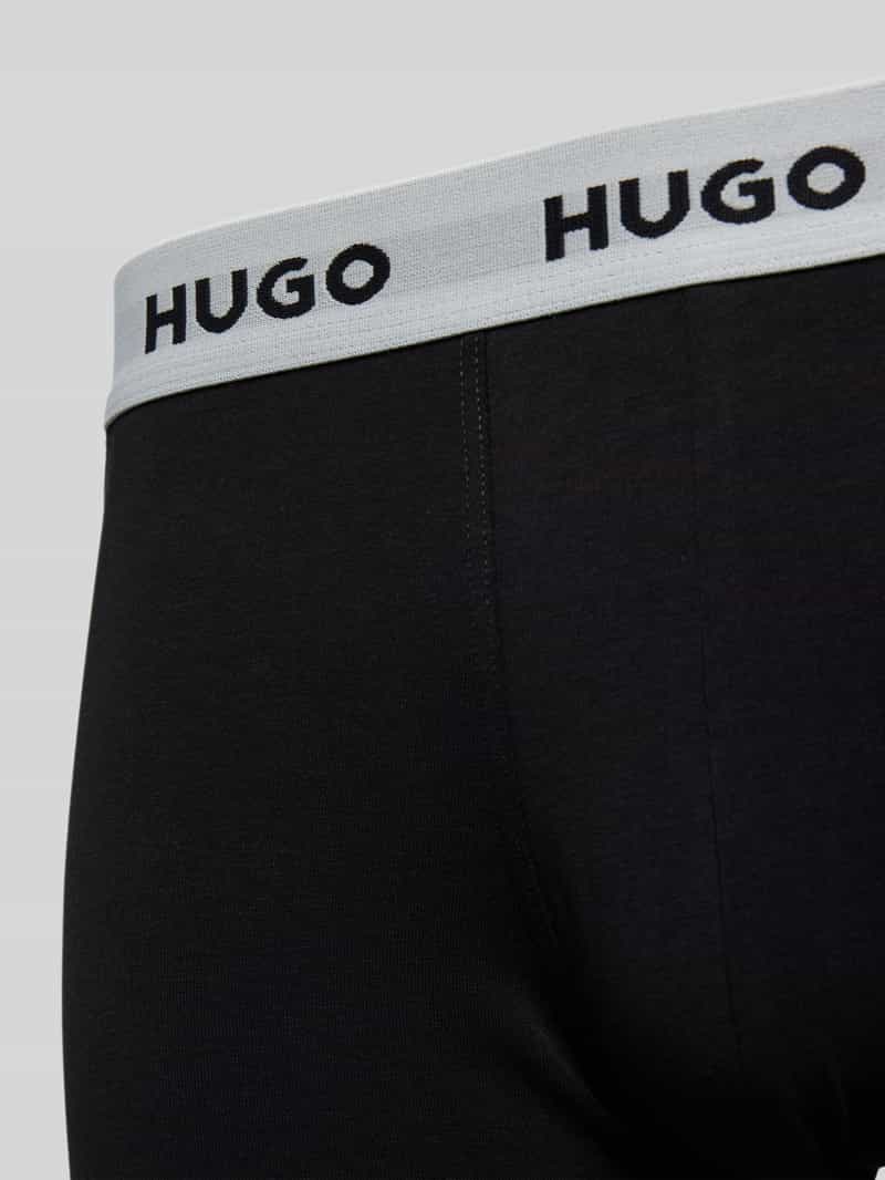 HUGO Boxershort met elastische band in een set van 3 stuks