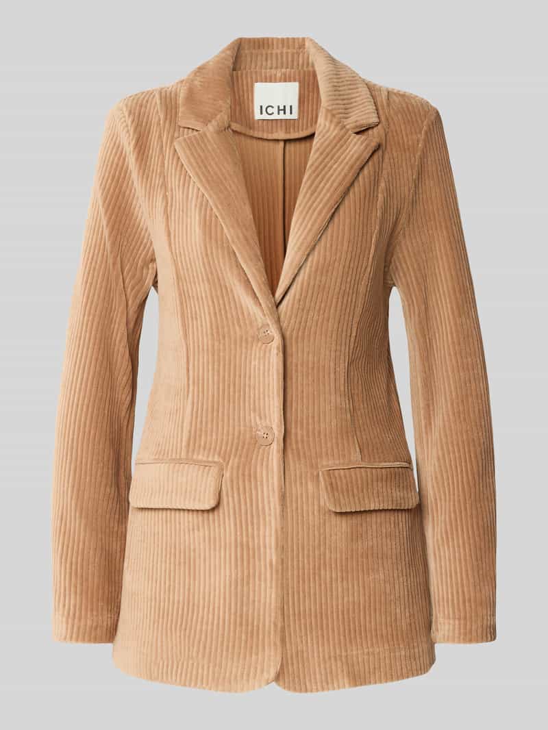 Ichi Slim Fit blazer van corduroy model 'TAMARY'