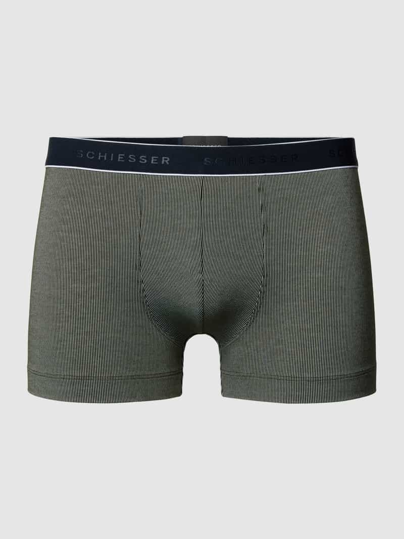 Schiesser Boxershort met elastische band met logo