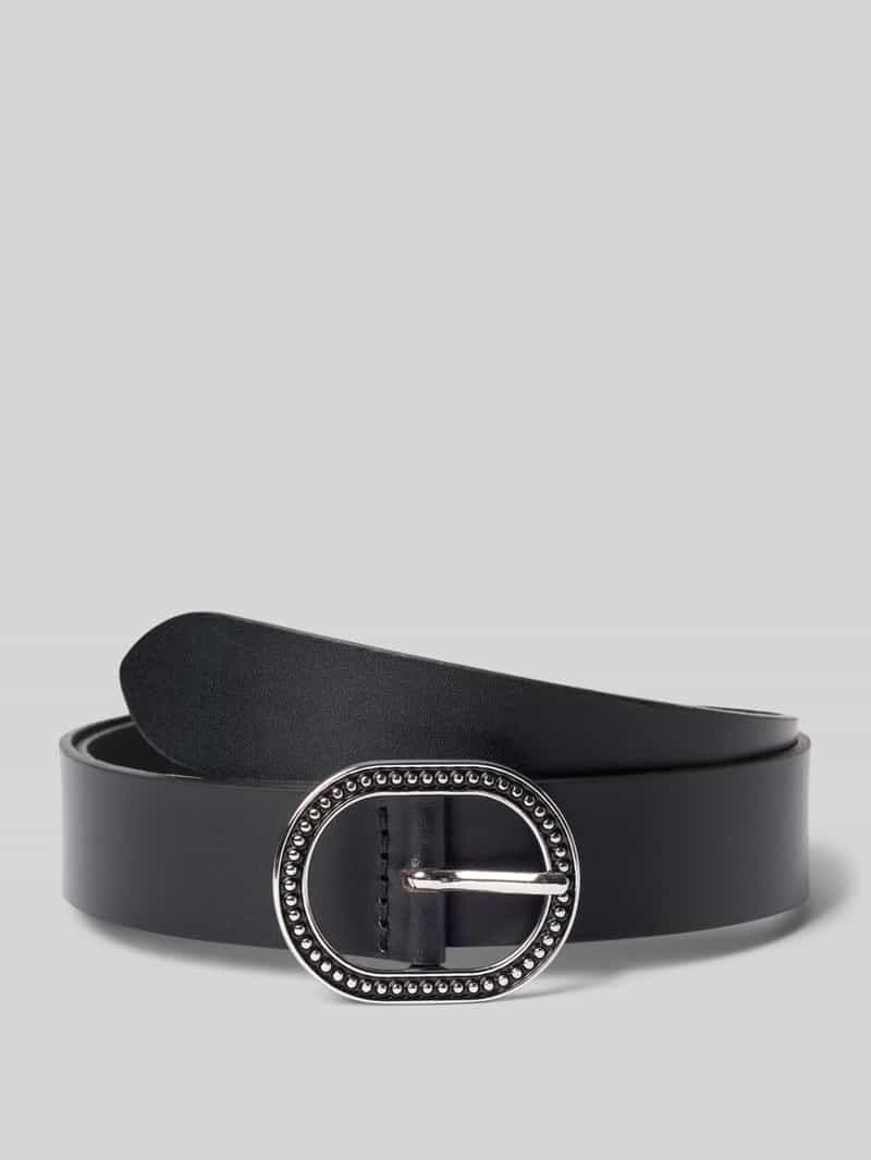 s.Oliver RED LABEL Riem van echt leer met decoratieve gesp