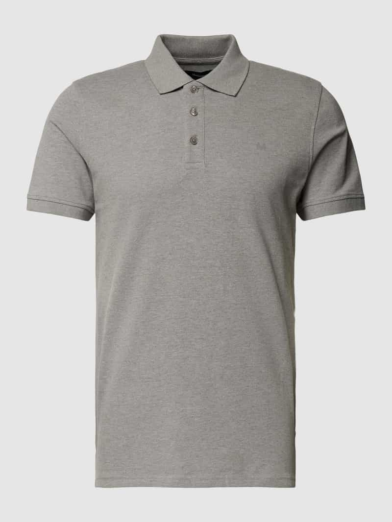 Matinique Poloshirt in gemêleerde look