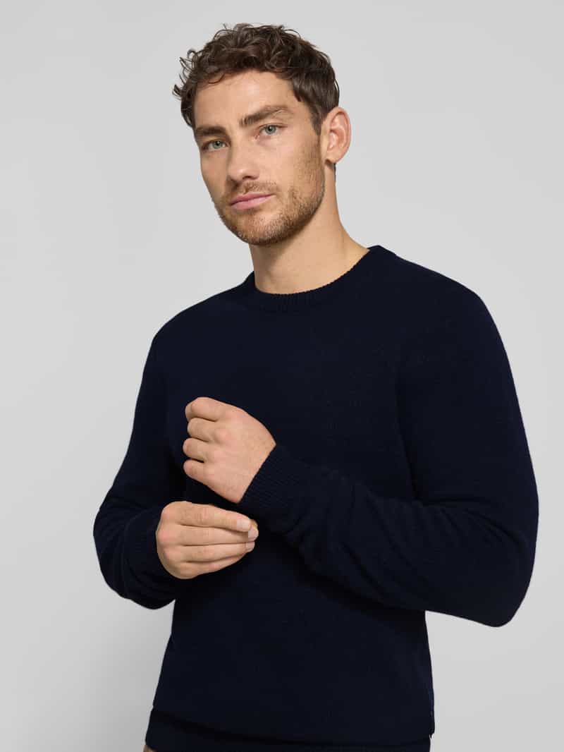 casual friday Gebreide pullover van wolmix model 'KARL'