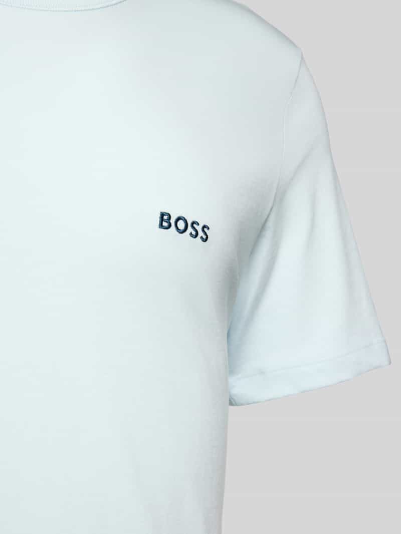 Boss Regular fit T-shirt van puur katoen in een set van 3 stuks