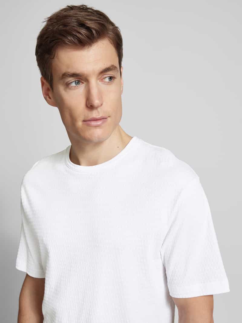 drykorn T-shirt met structuurmotief model 'GILBERD'