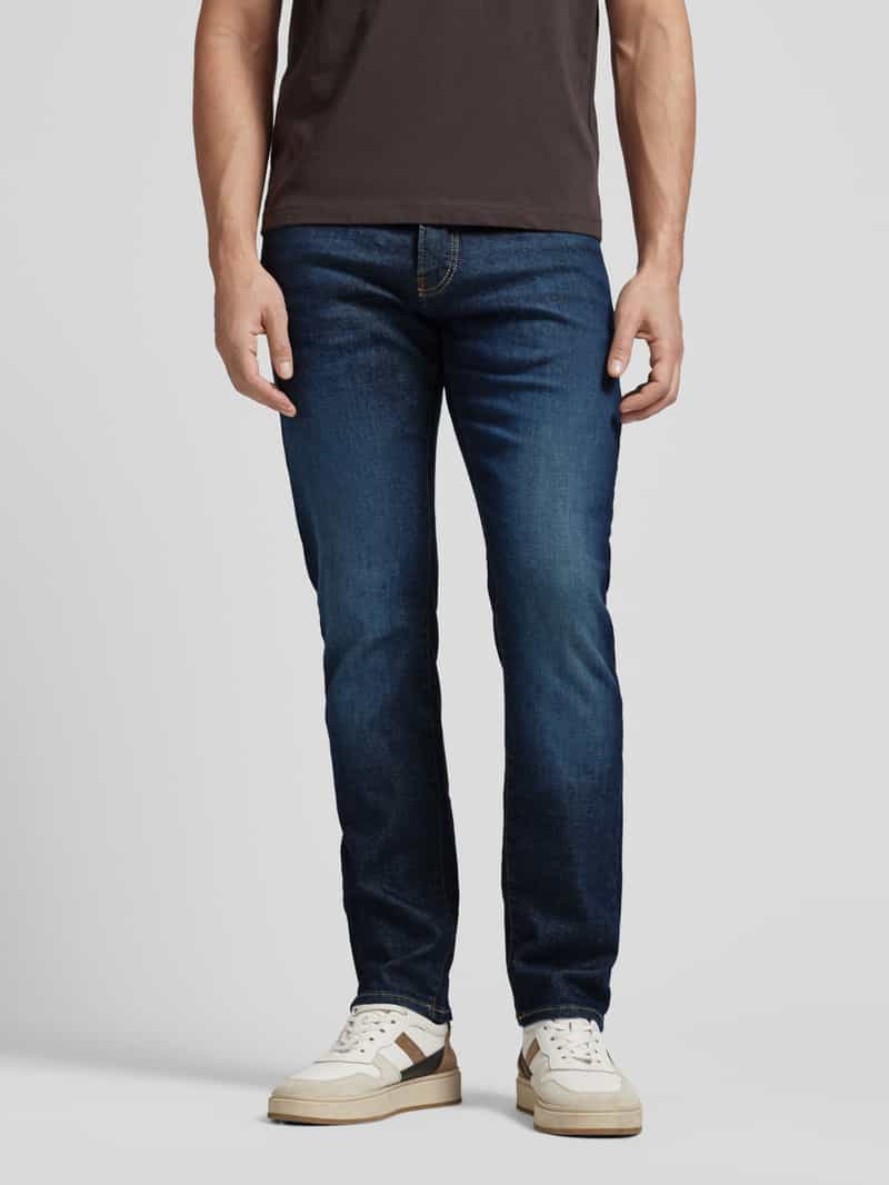 Pierre Cardin Lyon Tapered Fit jeans donkerblauw donkerblauwe tweedehands buffies, foto 4