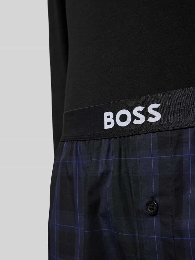Boss Regular fit pyjama van katoenmix model 'ANTHONY'