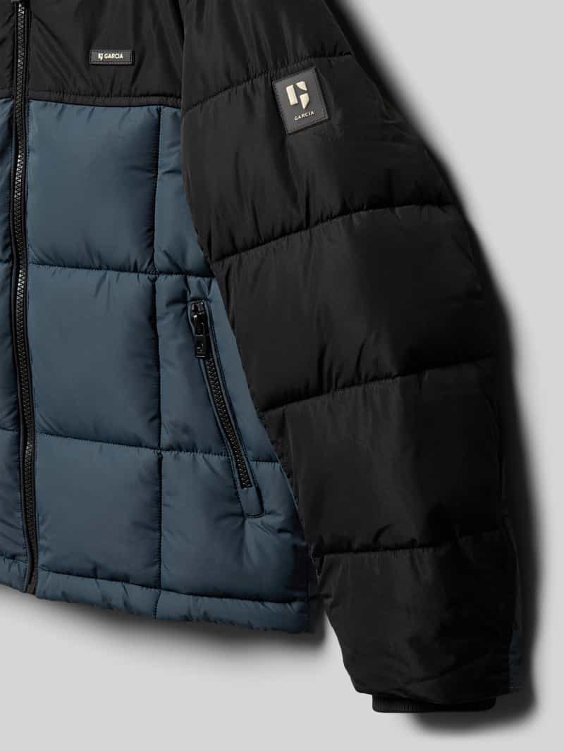 Garcia Regular fit winterjack in doorgestikte look