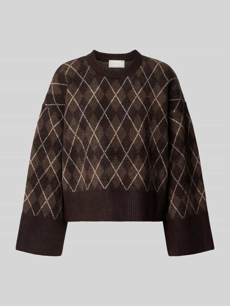 NEO NOIR pullover in relaxed fit met wol