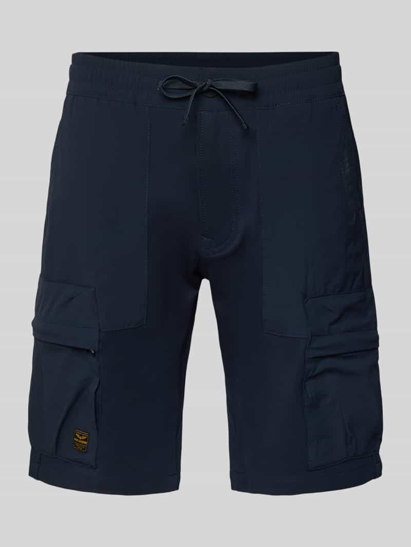 PME Legend Regular fit korte cargobroek met elastische band model 'AIRYLON'