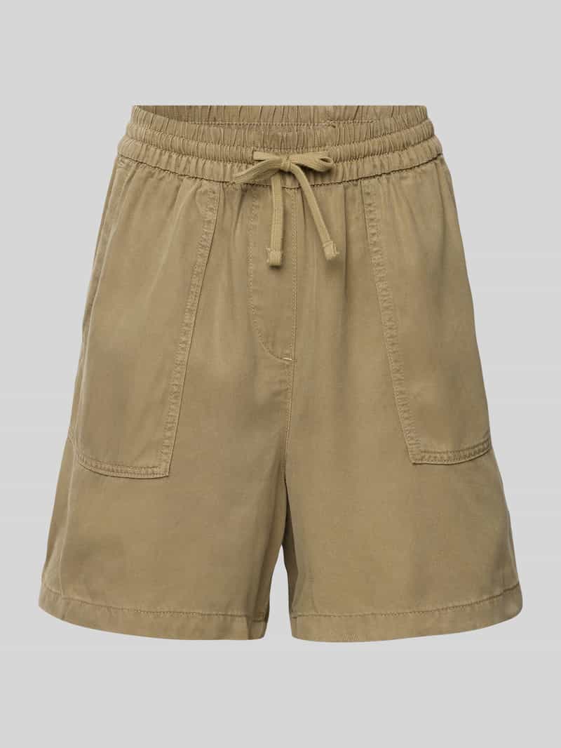 Loose fit korte broek van lyocell, model 'KENYA LIFE'