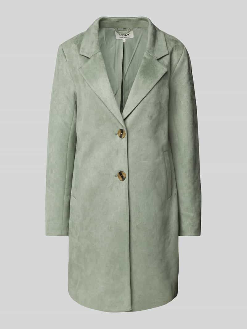 Only Regular fit lange jas met decoratieve knopen model 'DIANE'