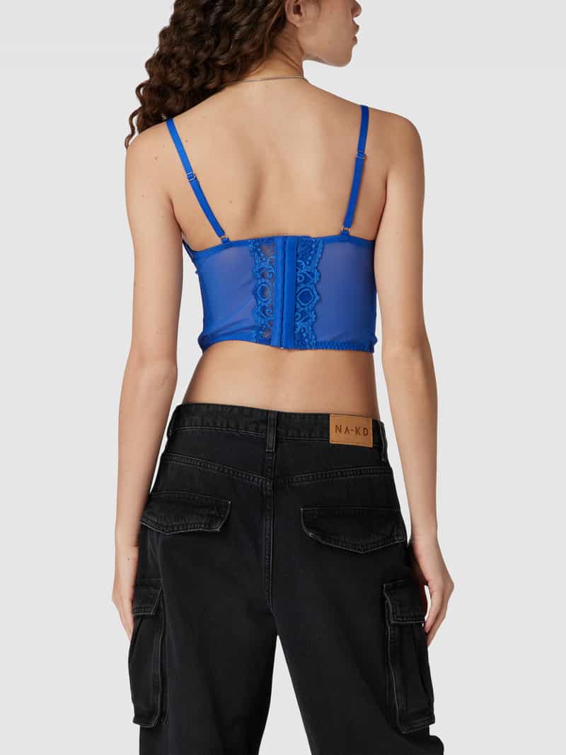 Korte top met broderie anglaise BDG Urban Outfitters