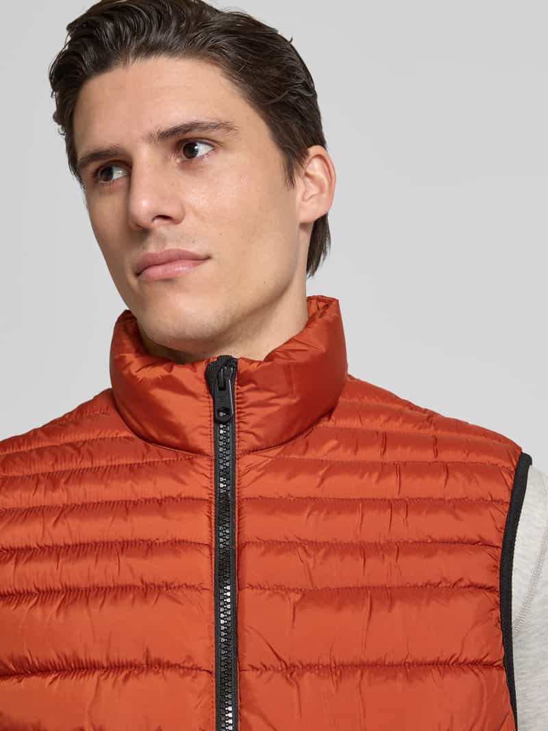Tom Tailor Regular fit bodywarmer met waterafstotende functie