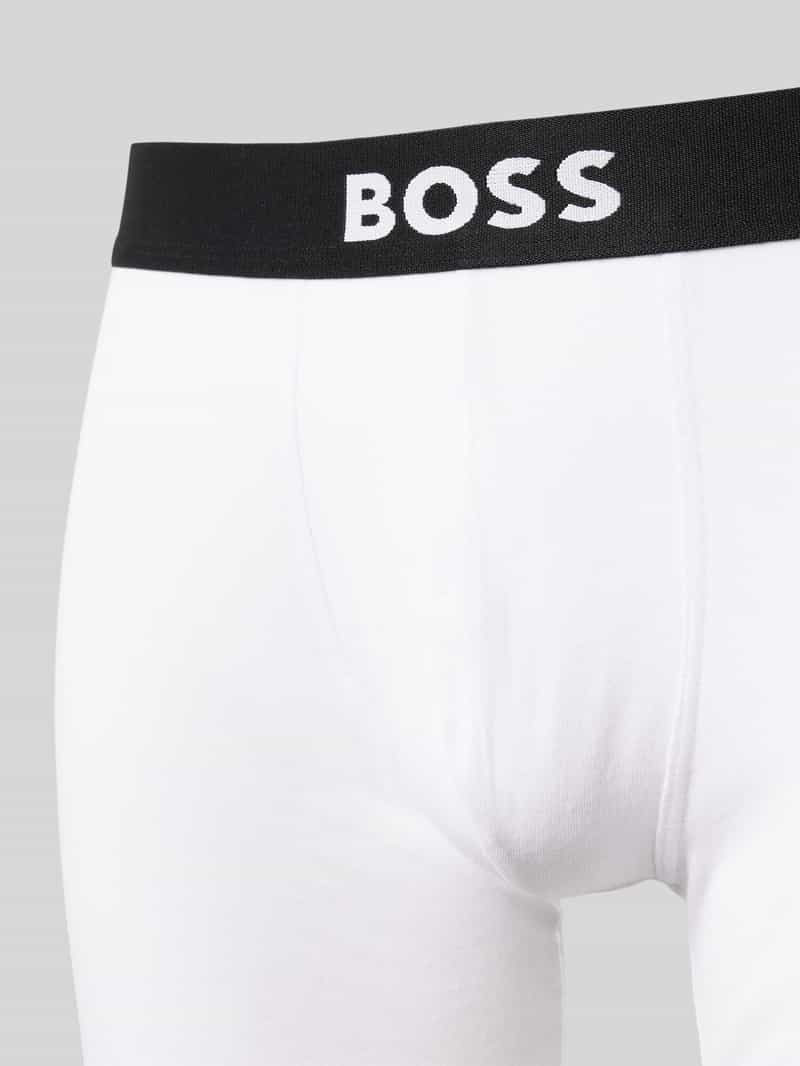 Boss Boxershort met elastische band met logo in een set van 3 stuks model 'ONE'