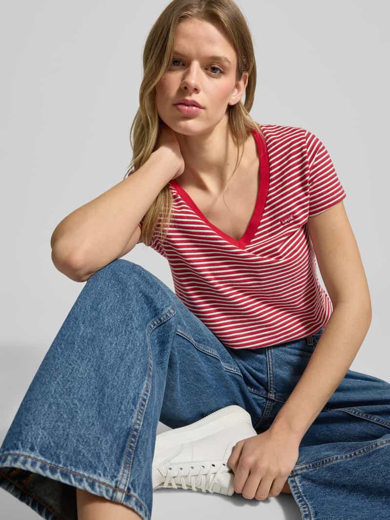 Levi's T-shirt met V-hals