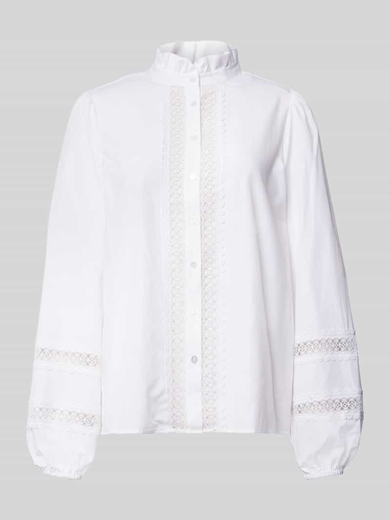 Soyaconcept Regular fit overhemdblouse met opstaande kraag model 'NETTI'