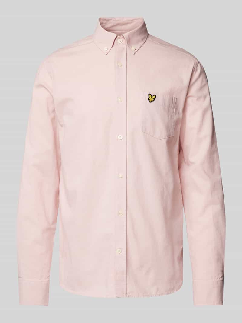 Lyle & Scott Slim fit vrijetijdsoverhemd met button-downkraag