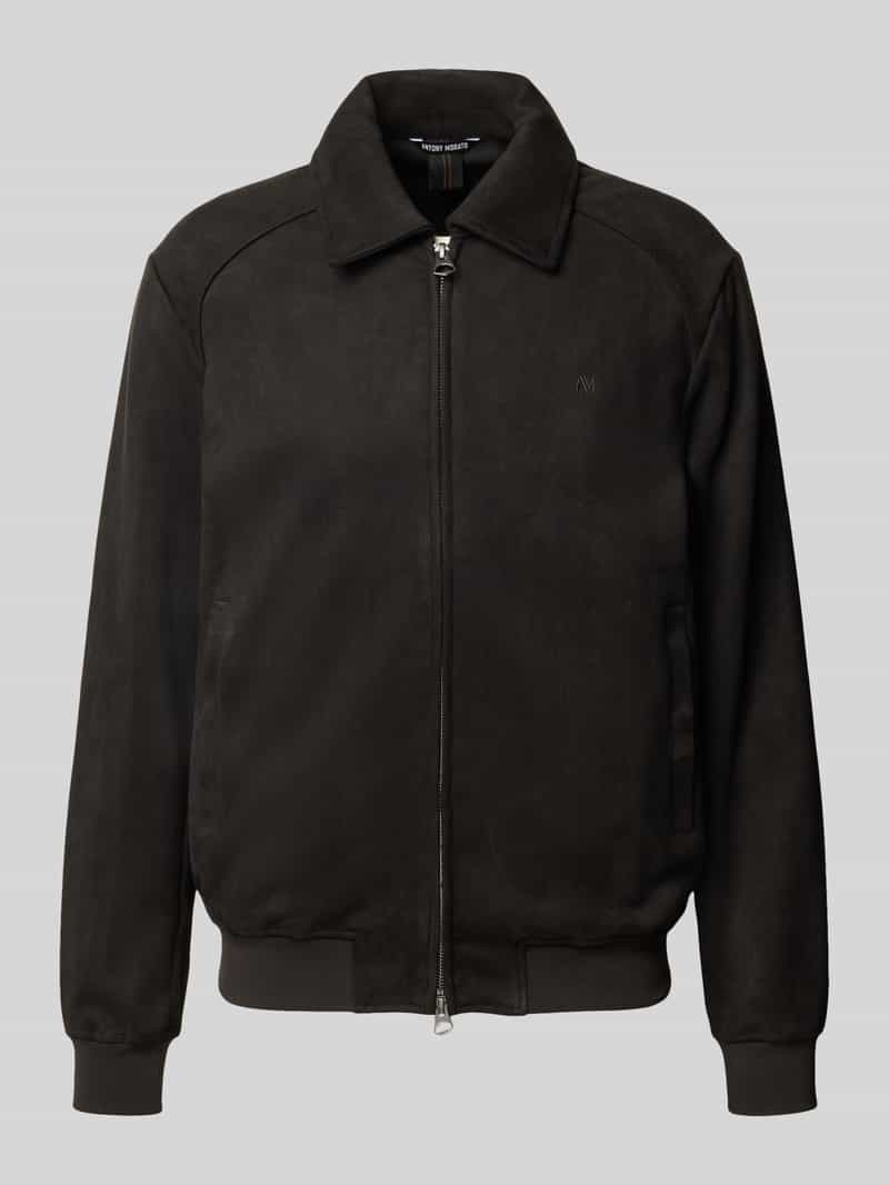 Antony Morato Blouson in leerlook met tweewegritssluiting