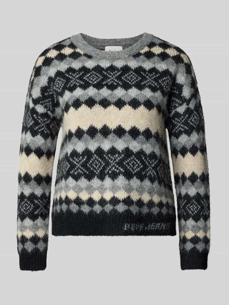 Pepe Jeans Regular fit gebreide pullover met wol modell 'CELESTINE'