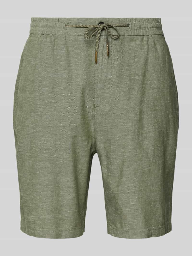 Scotch & Soda Korte regular fit broek met achterzakken model 'Seasonal core'