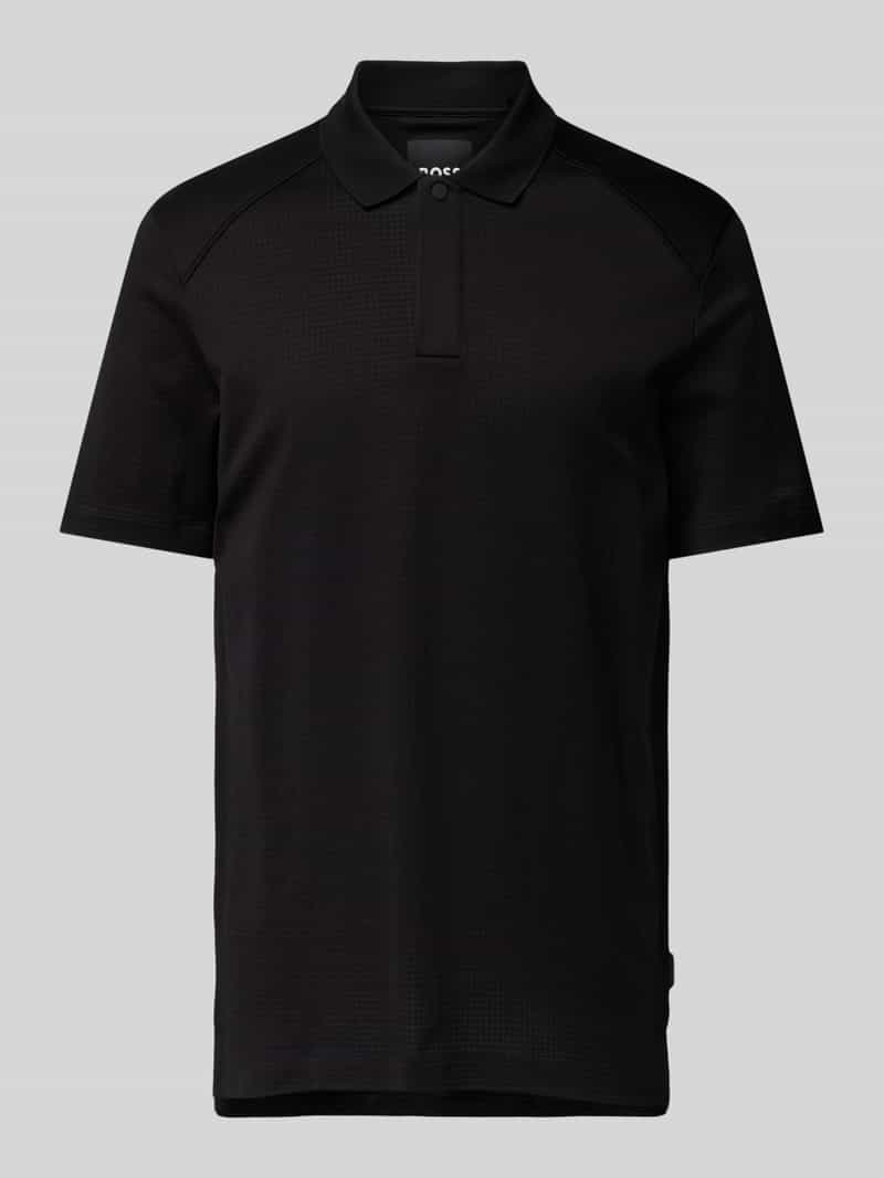 Boss Poloshirt met korte knoopsluiting, model 'Parlay'