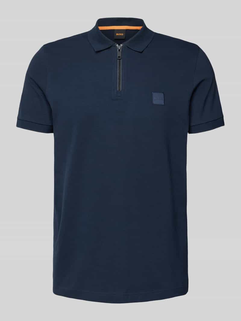 Boss Orange Poloshirt met labelpatch