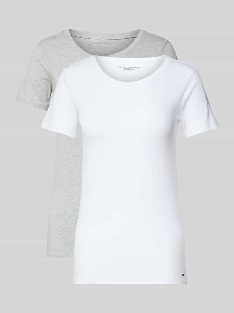Tommy Hilfiger T-shirt met ronde hals in een set van 2 stuks
