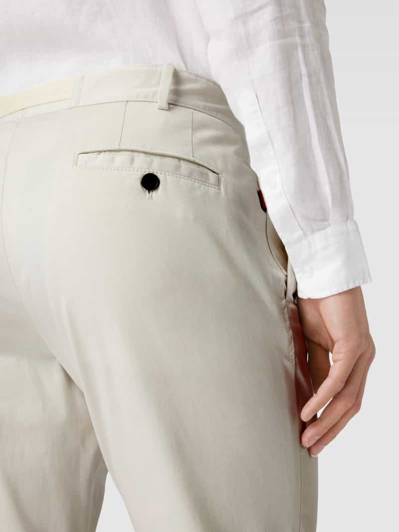 JOOP! Collection Slim fit broek met riem model 'Harroween'