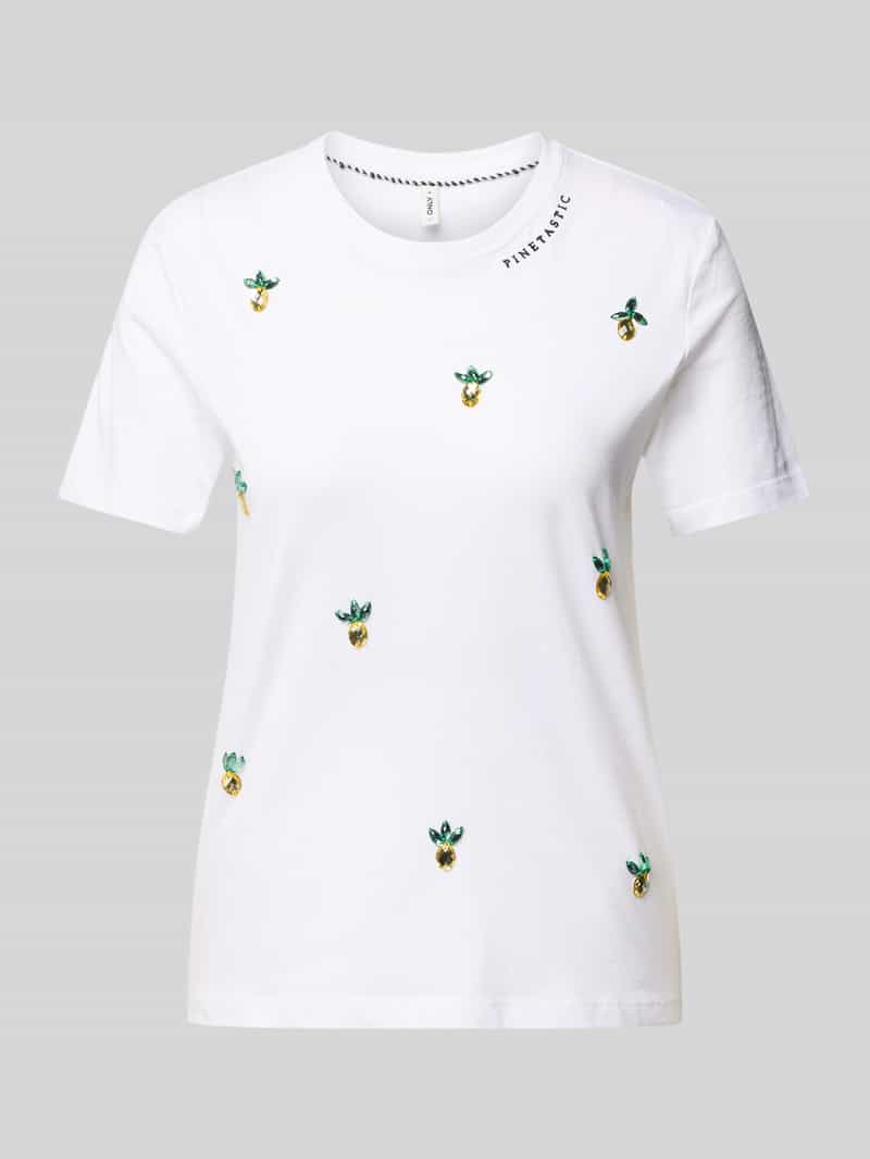 Only Regular fit T-shirt van puur katoen model 'KITA'