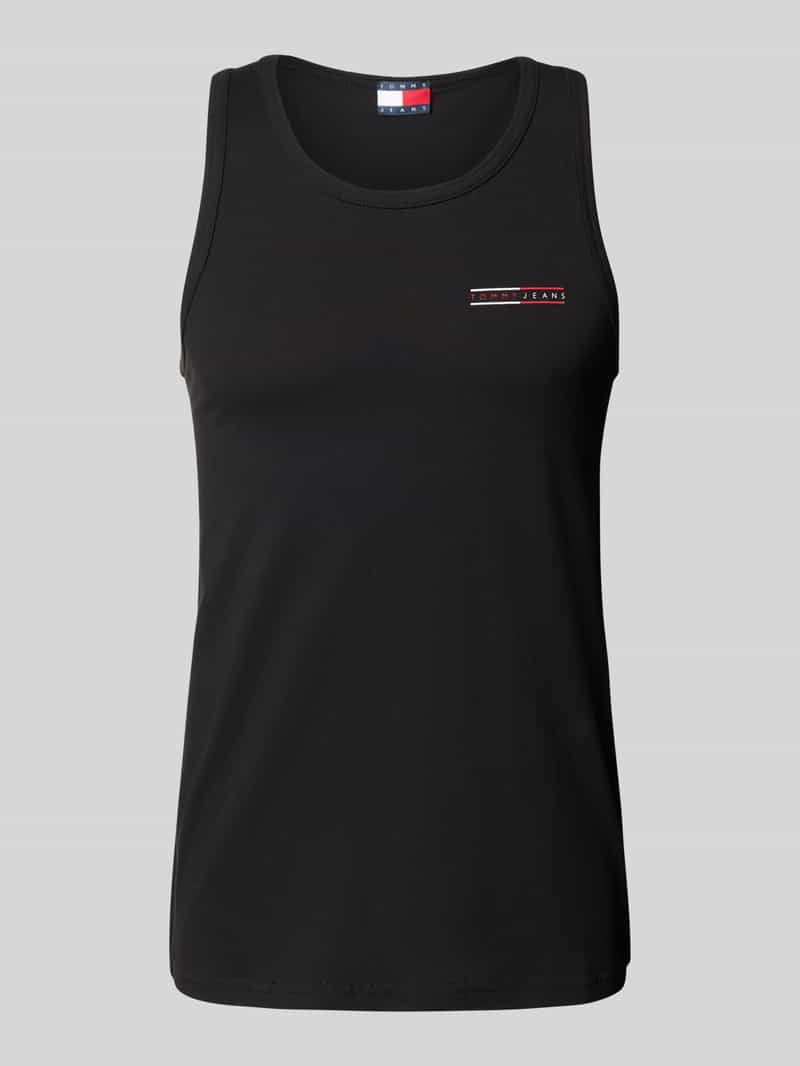 Tommy Jeans Slim fit tanktop van puur katoen