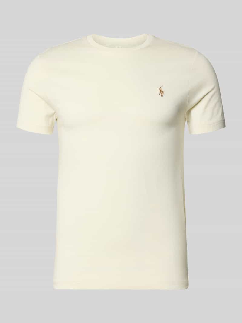 Regular fit T-shirt van puur katoen