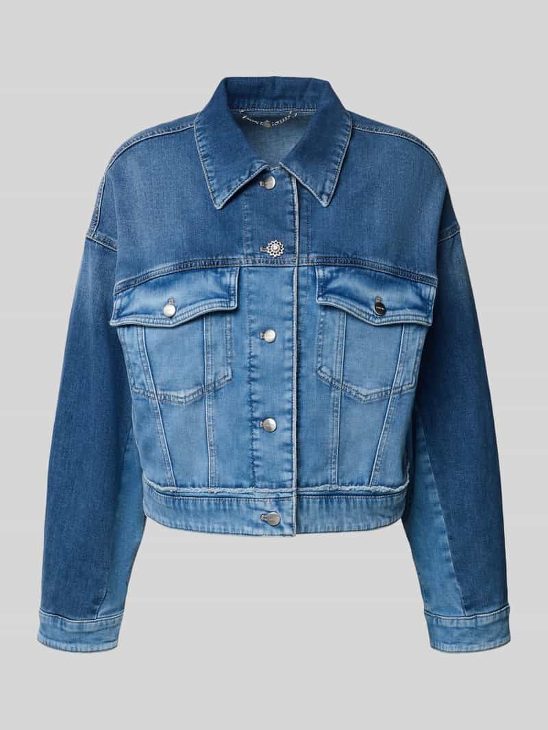 Marc Cain Jeansjack met knoopsluiting