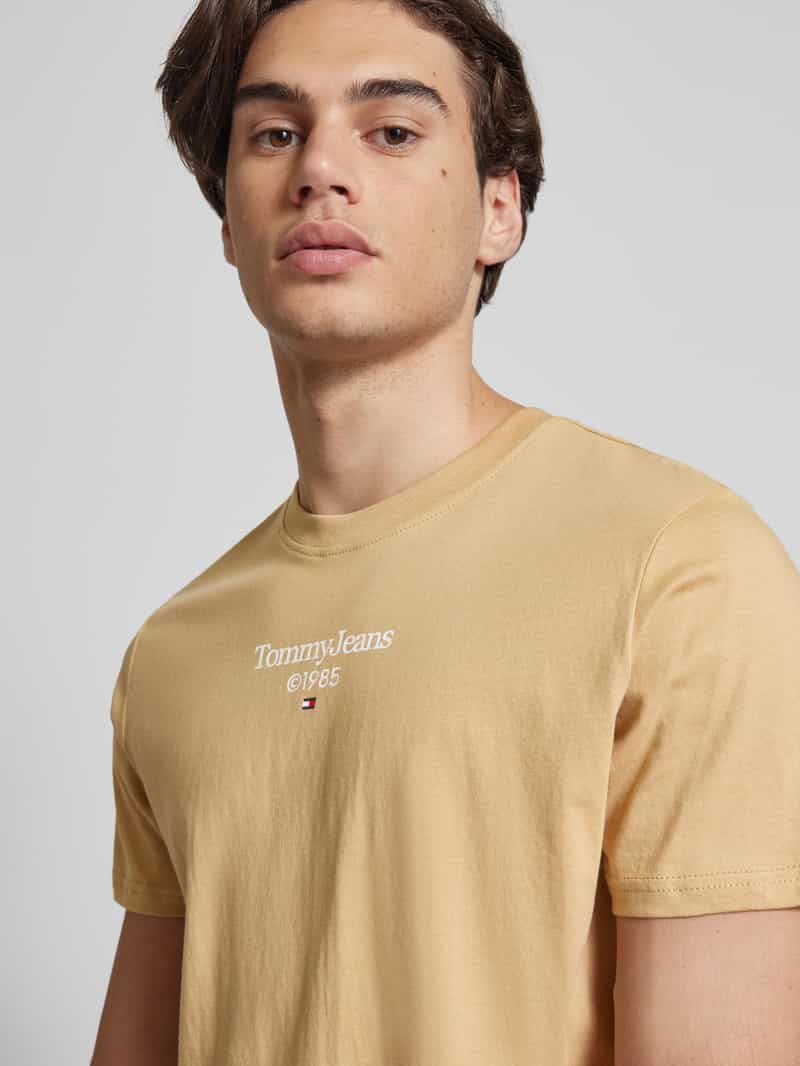 Tommy Jeans T-shirt met labelprint
