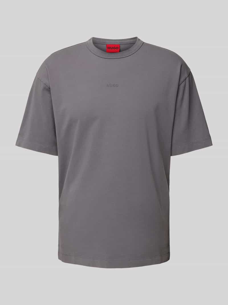 HUGO Oversized T-shirt met ronde hals model 'Docku'