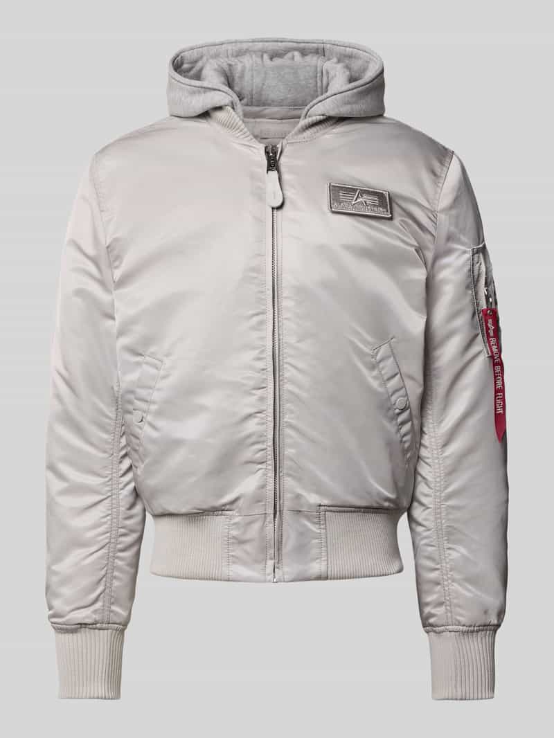 alpha industries Bomberjack met labelpatch