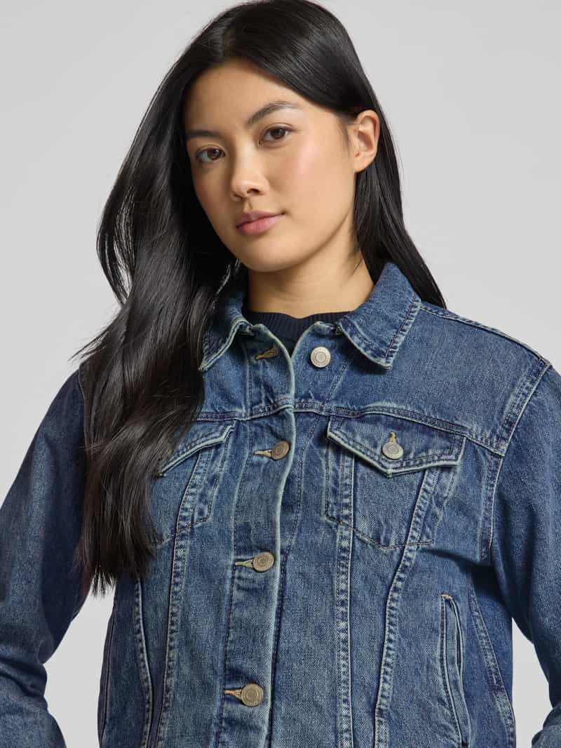 Lauren Ralph Lauren Truckersjack met paspelzakken op de borst model 'PAIZLEY'