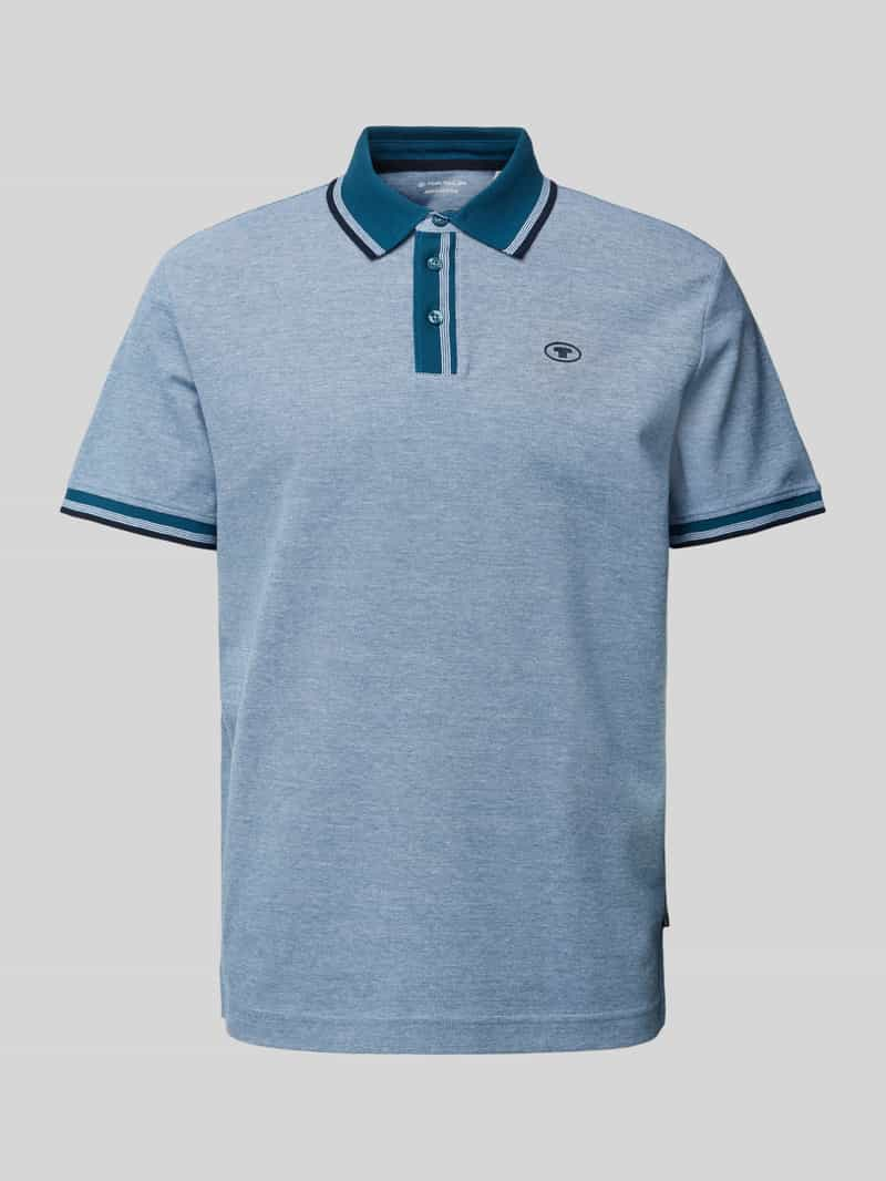 Tom Tailor Regular style poloshirt met labelprint