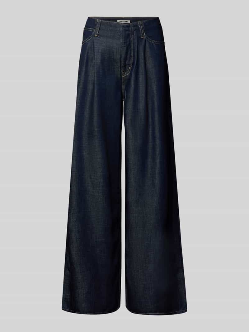 MAC Jeans met wijde pijpen en steekzakken model 'NAILA'