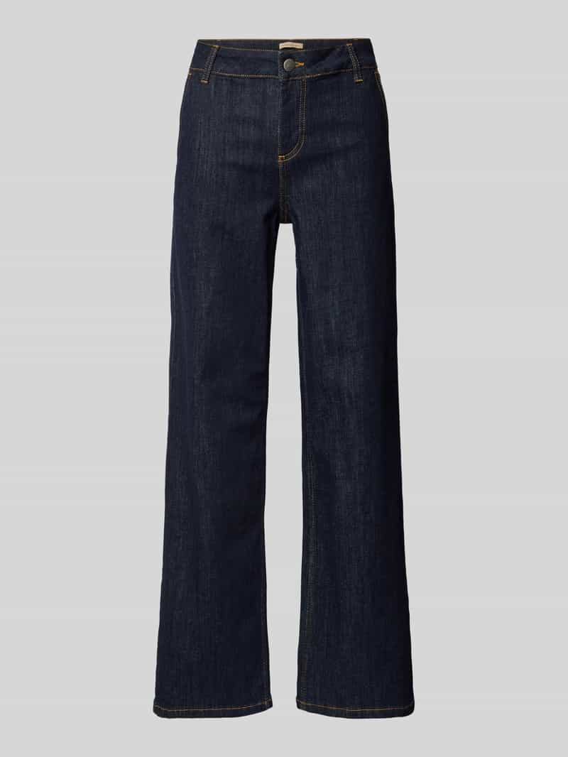 Soyaconcept Loose fit jeans met siernaden model 'Kimberly'