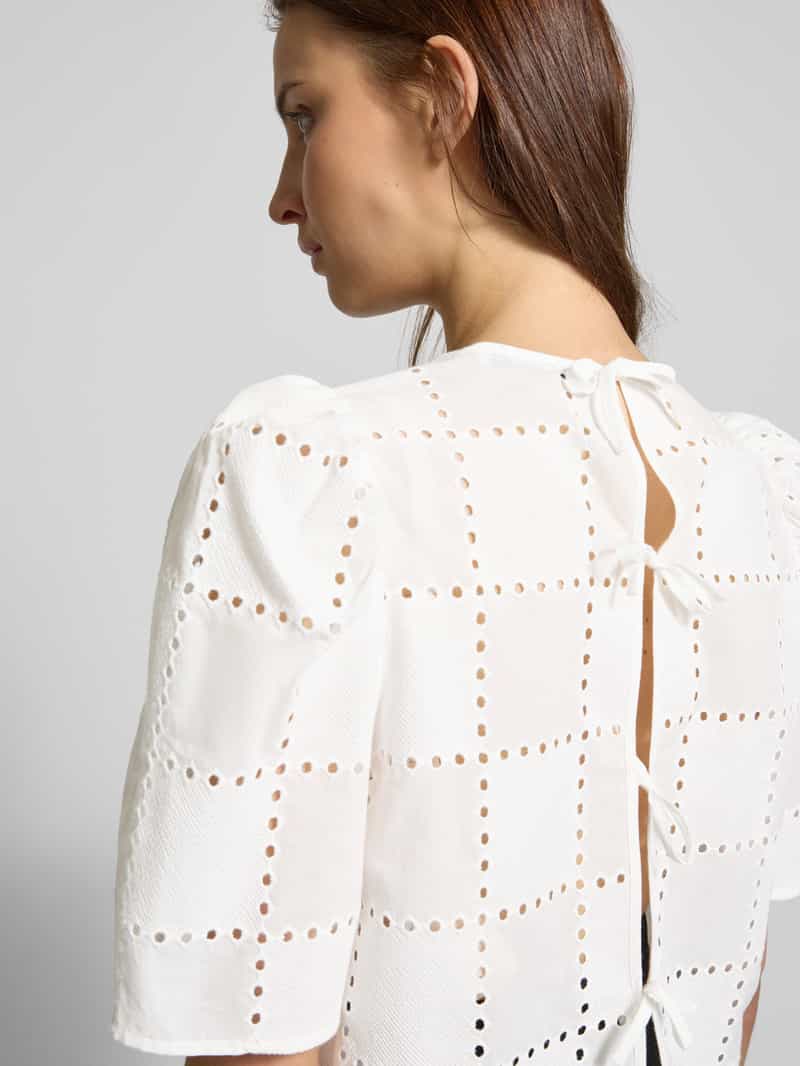Ivy Oak Blouseshirt met broderie anglaise model 'ELISABETH'