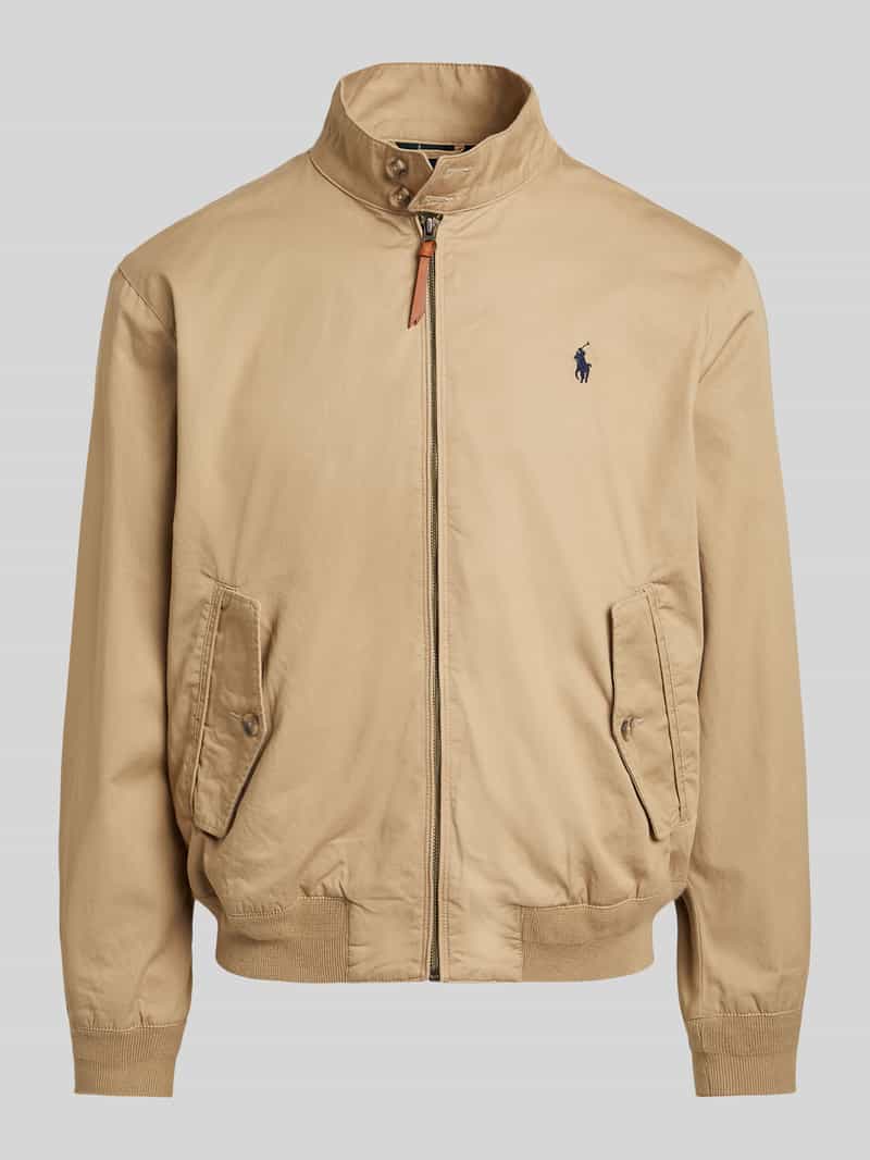 regular fit blouson van puur katoen